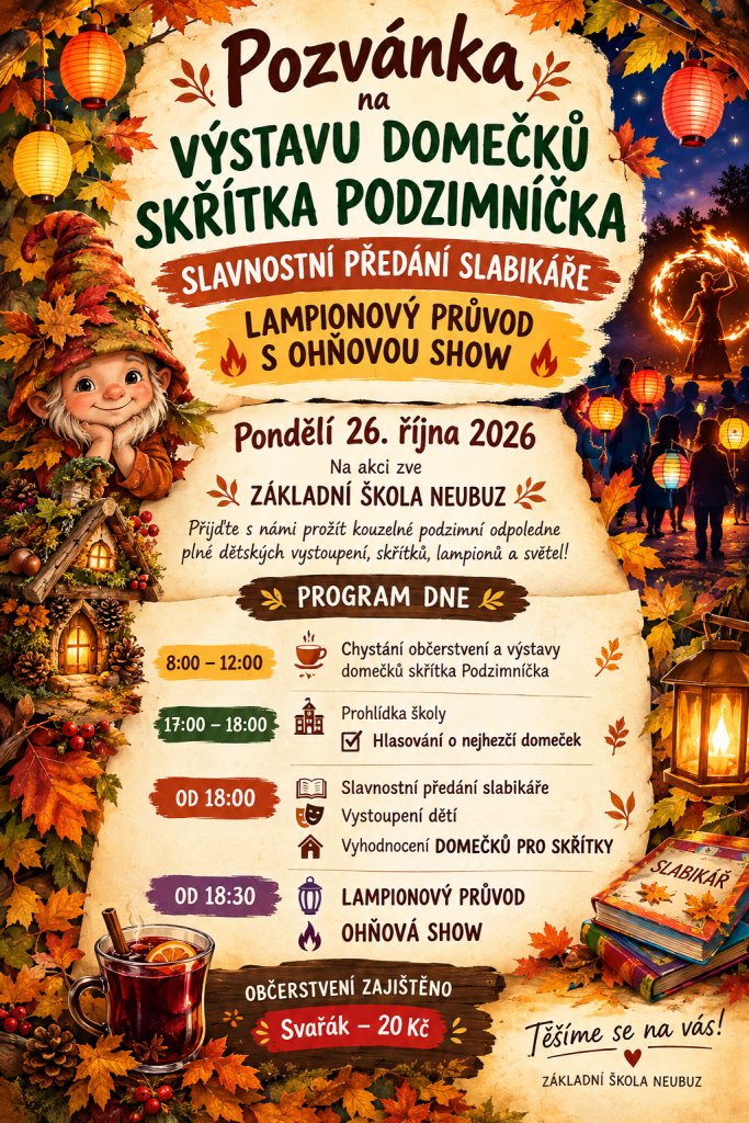 Pozvánka - Skřítek Podzimníček 2026