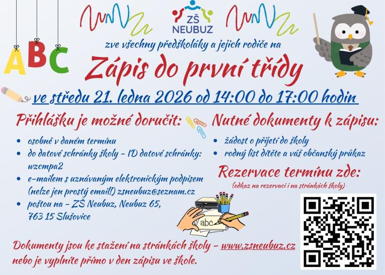 Zápis do&nbsp;1. třídy